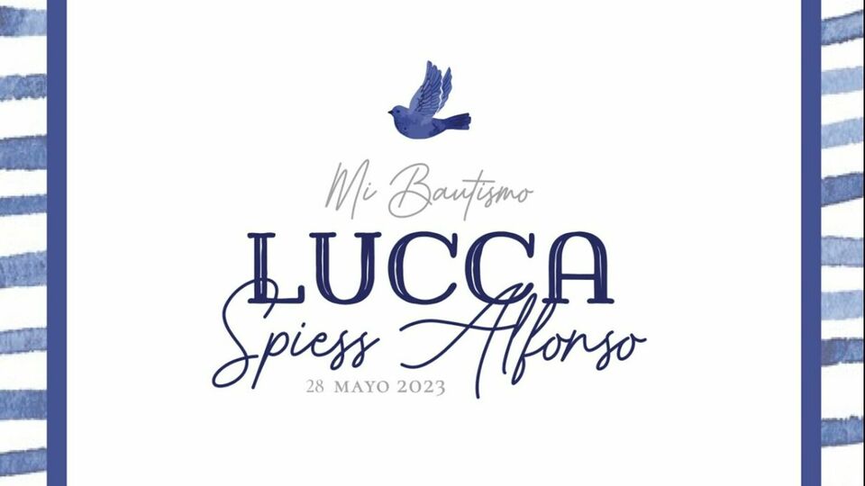 Bautismo de Lucca