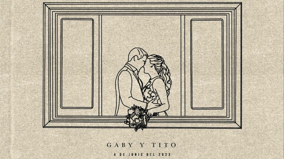 Boda Gabi y Tito Civil