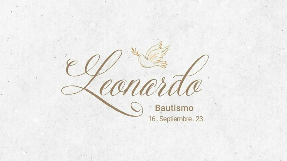 Bautismo de Leonardo