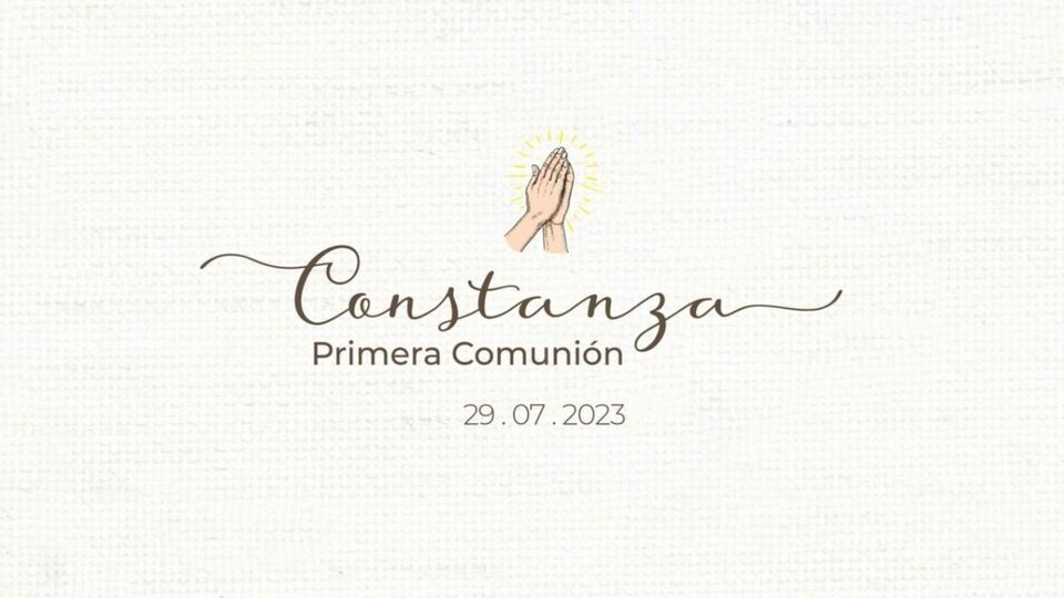 Primera Comunión Constanza