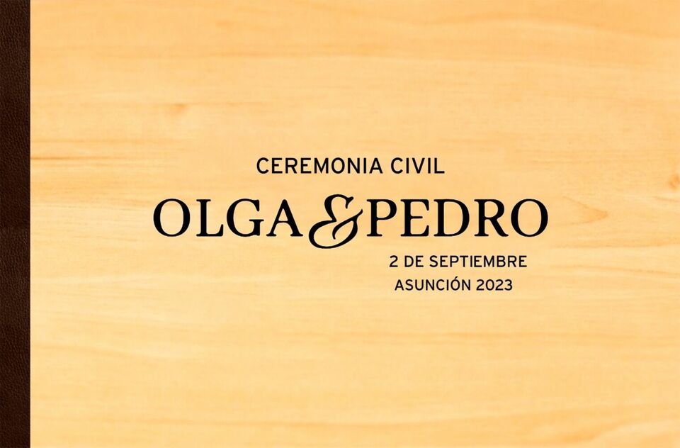 Boda Olga y Pedro Civil