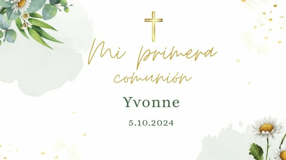 Primera Comunión Yvonne