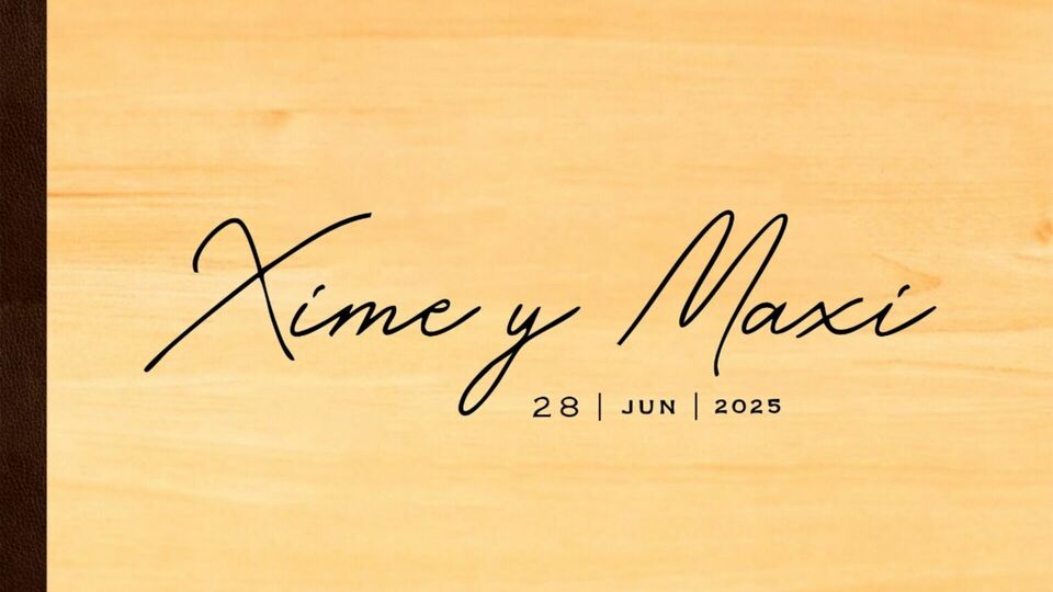 Boda Maxi y Xime