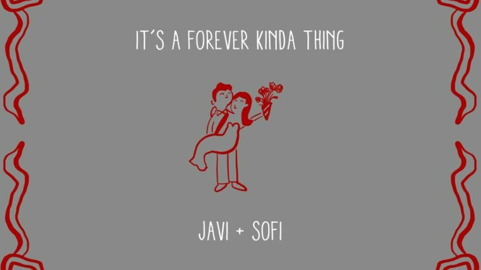 Pedido de mano Sofi y Javi