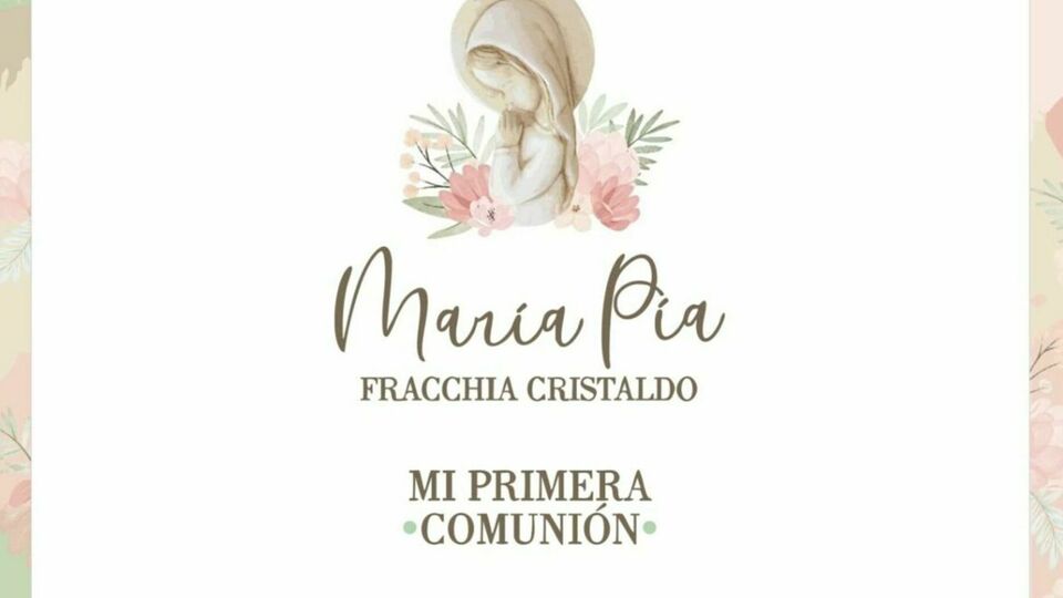 Primera Comunion Pia