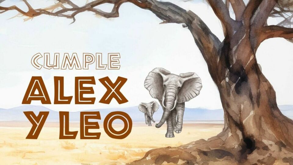 Cumple de Alex y Leo