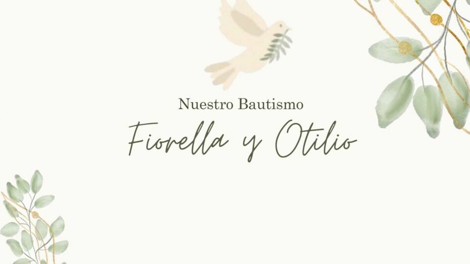 Bautismo de Fio y Oti