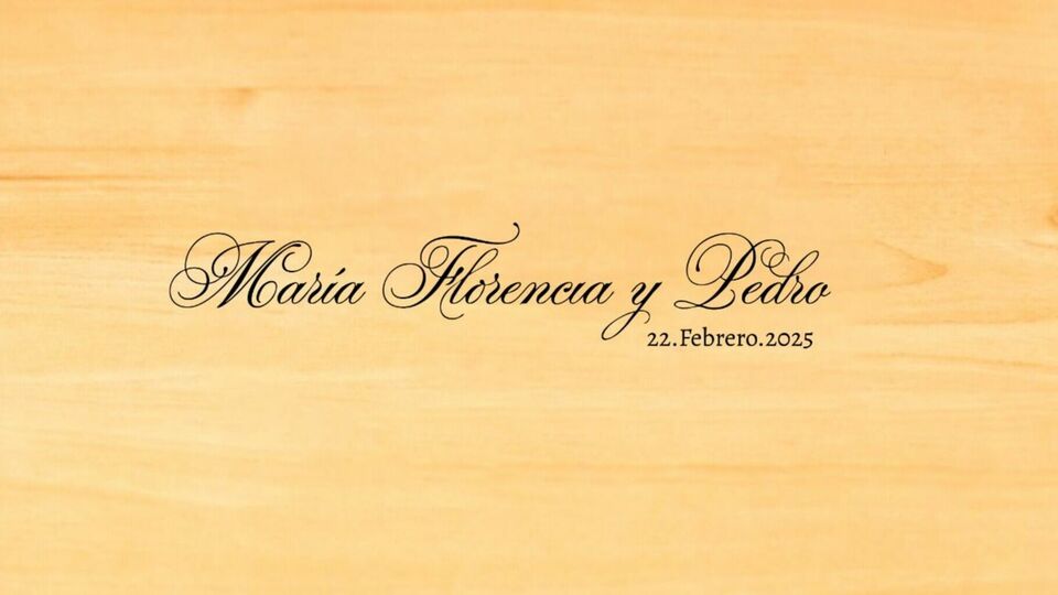 Boda de Flopi y Pedro