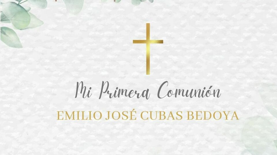 Primera Comunion Emilio Cubas