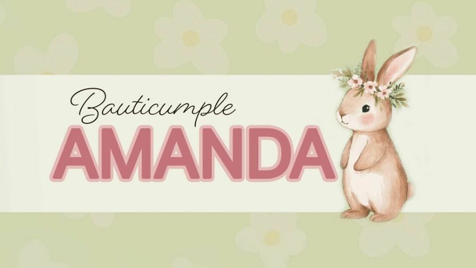 Bauticumple de Amanda 