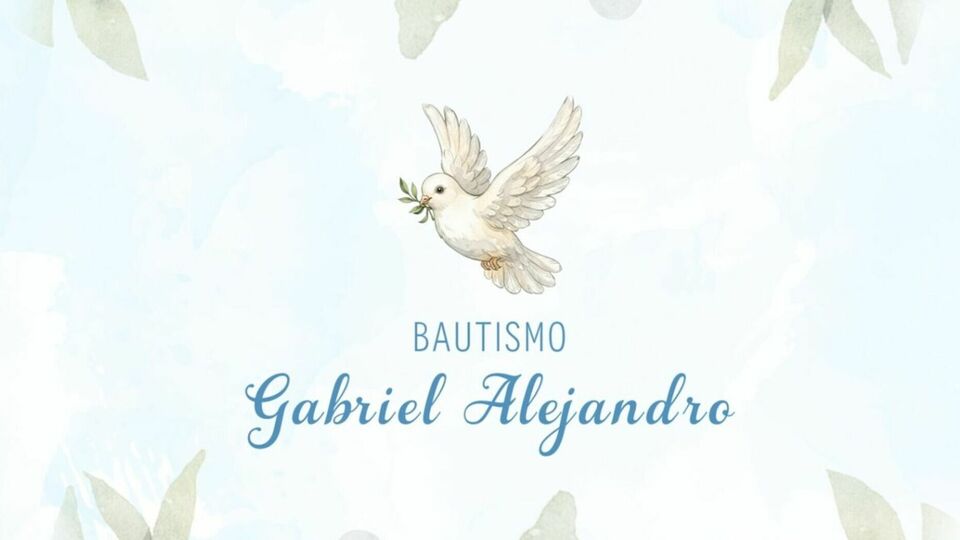 Bautismo de Gabriel 