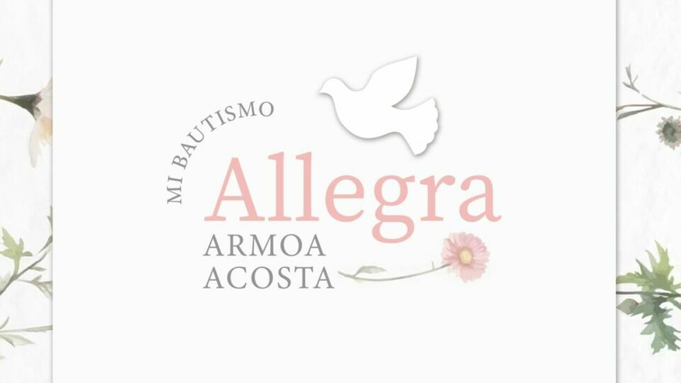 Bautismo Allegra
