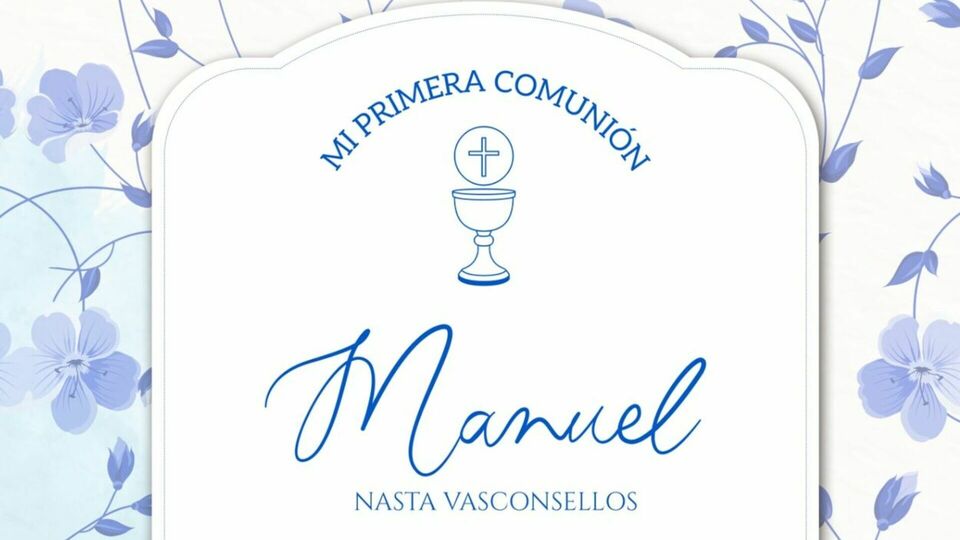 Primera Comunion de Manuel Nasta 